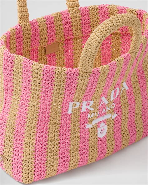 prada rafia bag|large raffia tote bag.